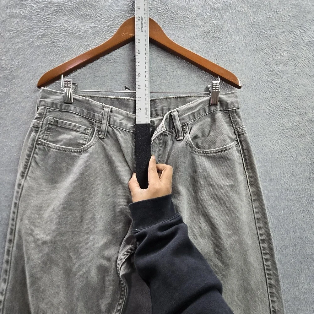 Levi's 569 Men Jeans 33X30 Gray Denim Loose Straight‎ 26